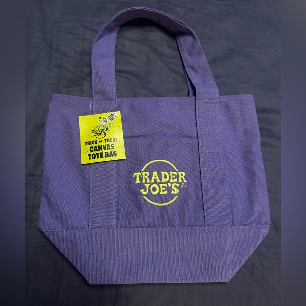 Trader Joe's Mini Canvas Tote Bag